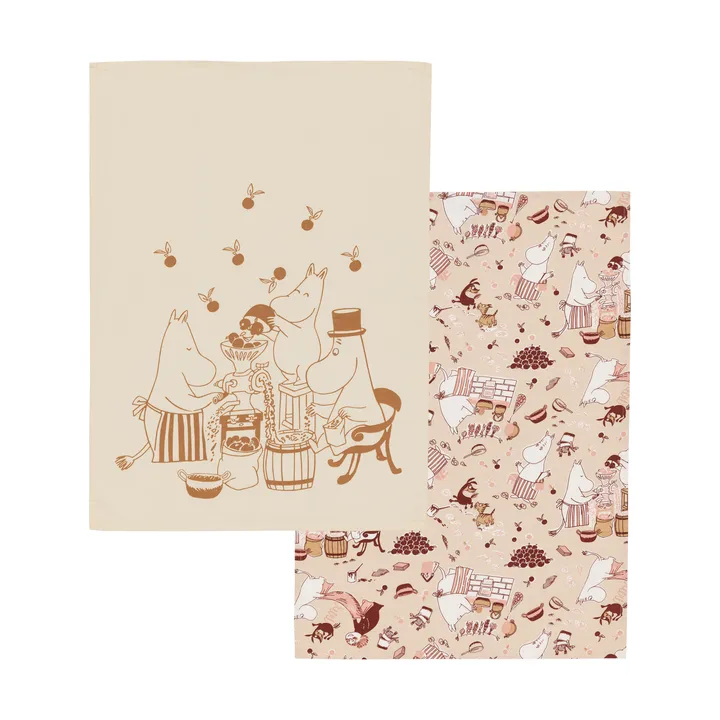 Ręcznik kuchenny Muminki 50x70 cm 2-pak - Housekeeping - Moomin Arabia
