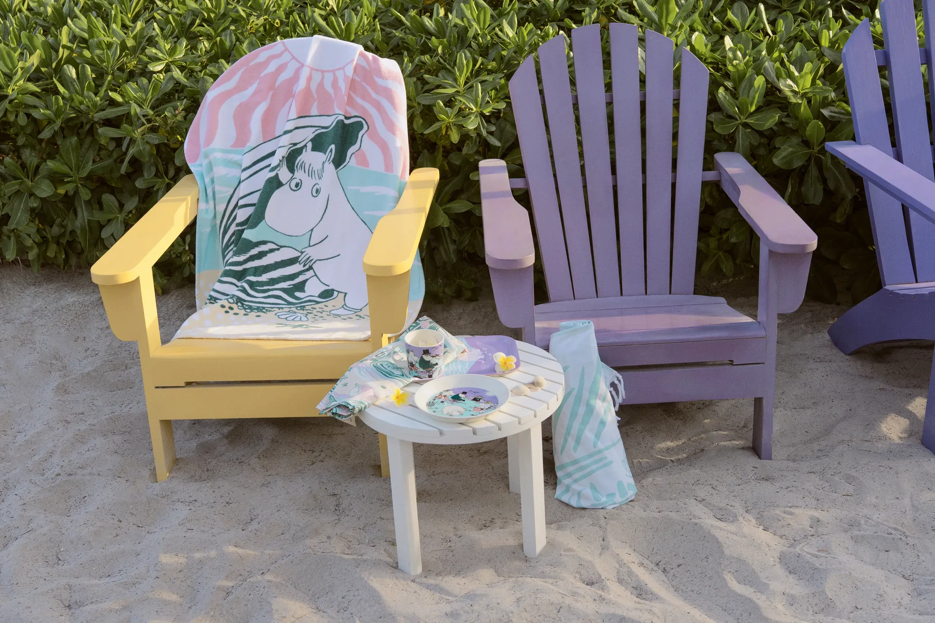 Ręcznik kuchenny Muminki Beach day, 50x70 cm Moomin Arabia