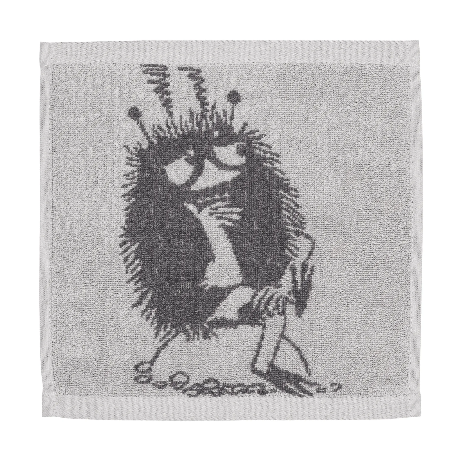 Ręcznik Muminki 25x25 cm, Stinky, szary Moomin Arabia