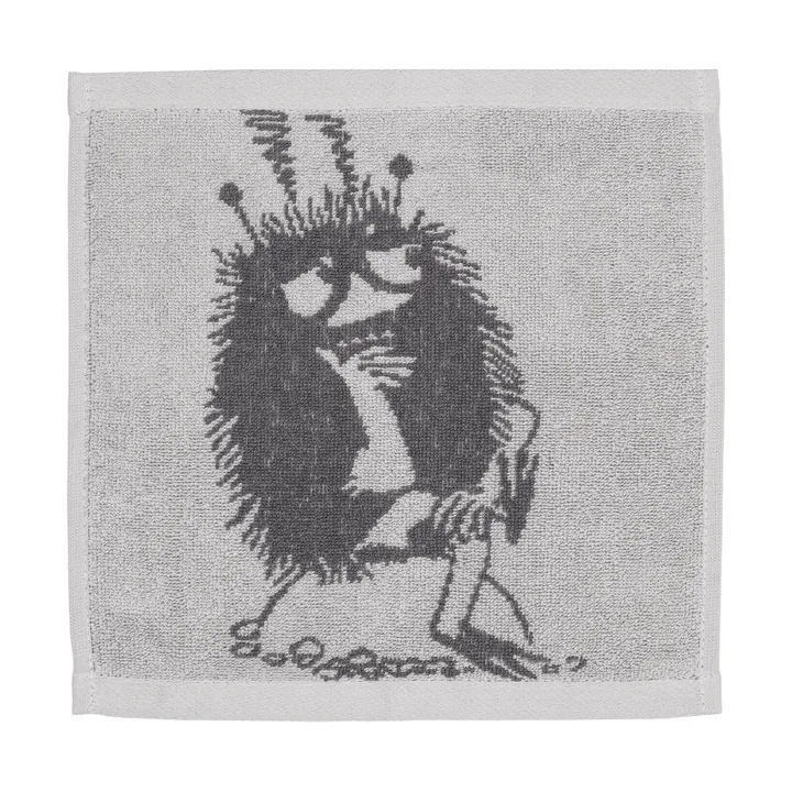Ręcznik Muminki 25x25 cm - Stinky, szary - Moomin Arabia