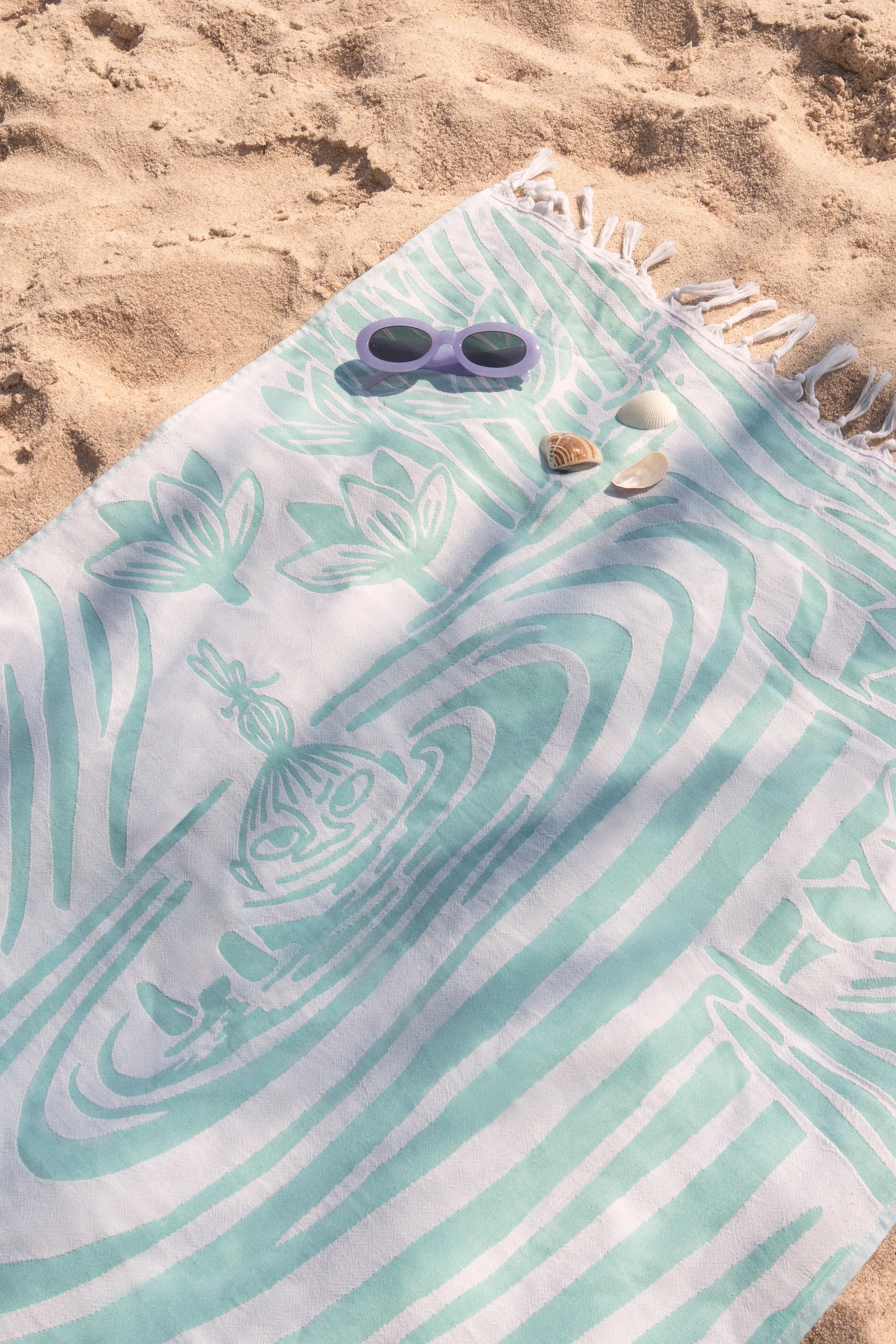 Ręcznik Muminki Hamam 80x150 cm, Wielokolorowy Moomin Arabia