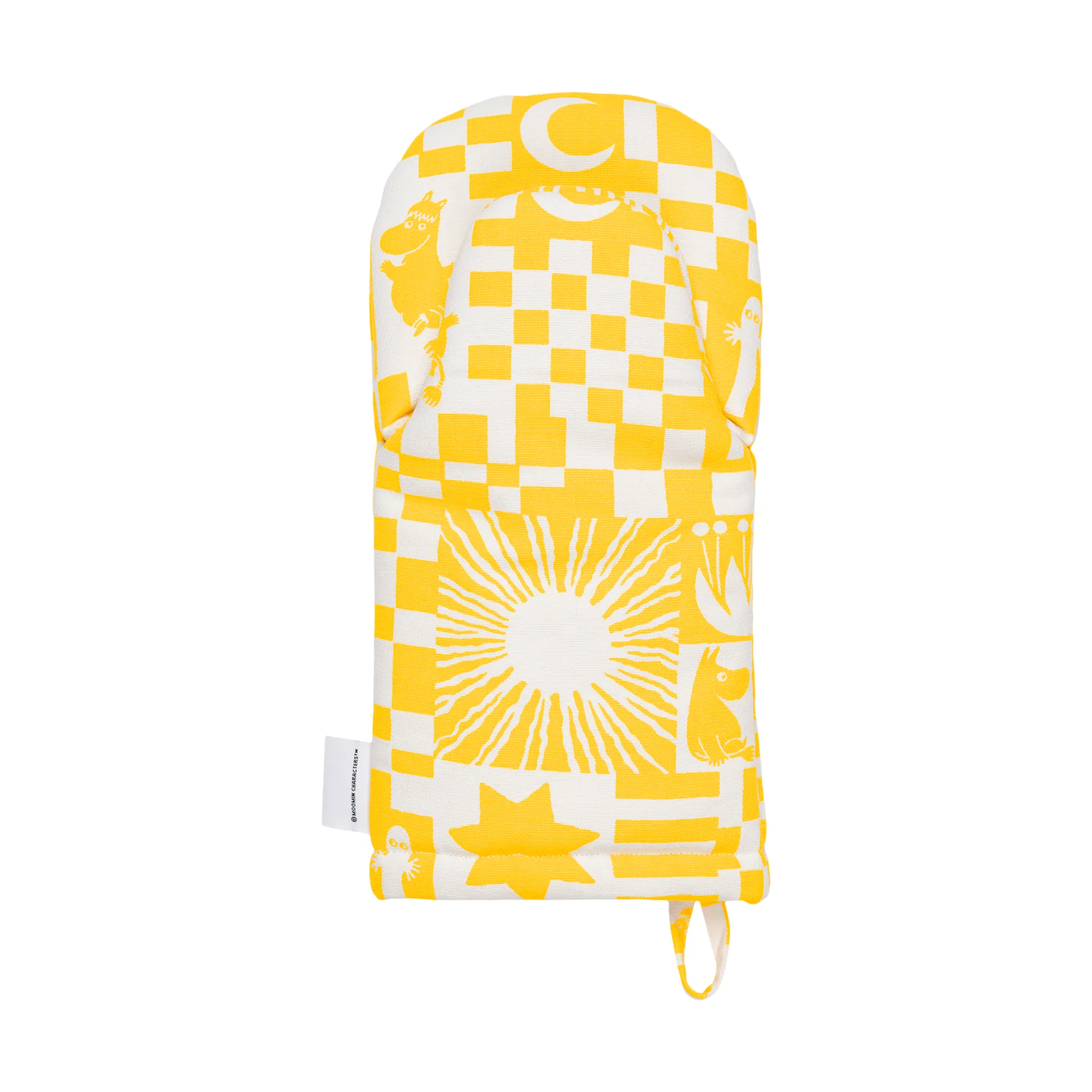 Rękawica kuchenna Muminki Party 15x34 cm, Żółta Moomin Arabia