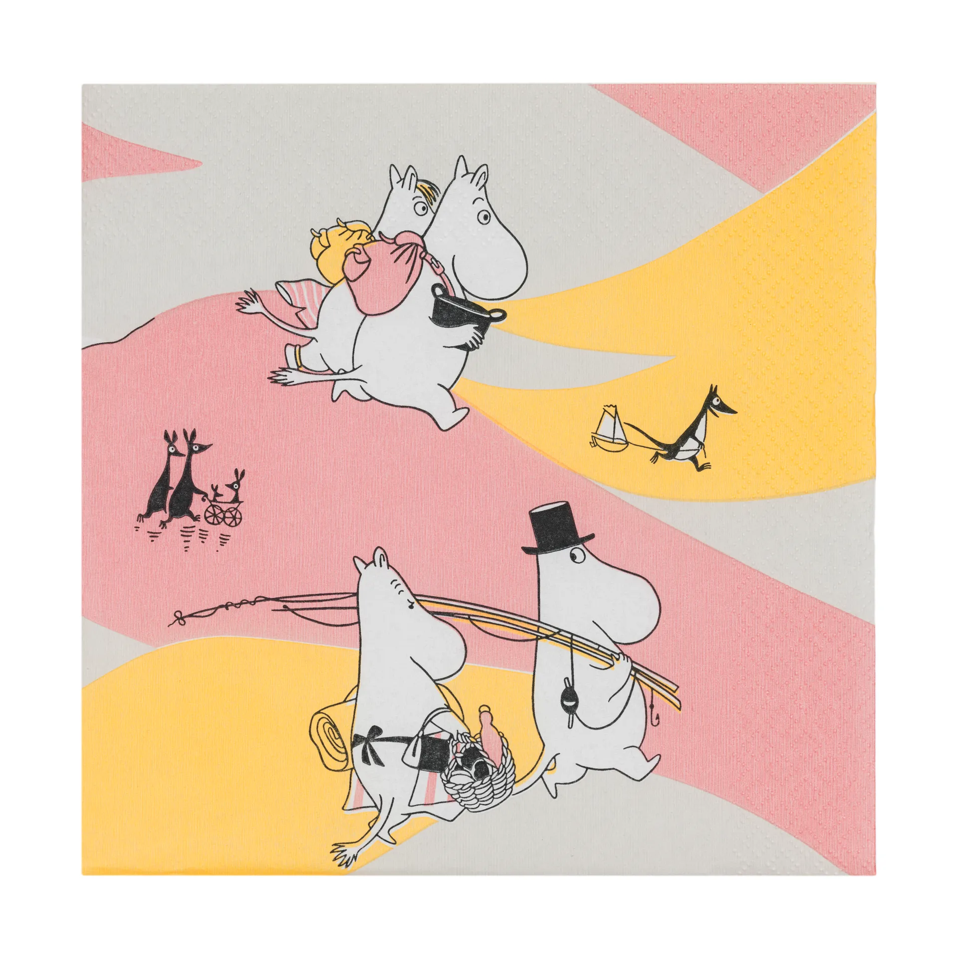 Serwetki Muminki Family Time 33x33 cm, 20 szt., Multi Moomin Arabia