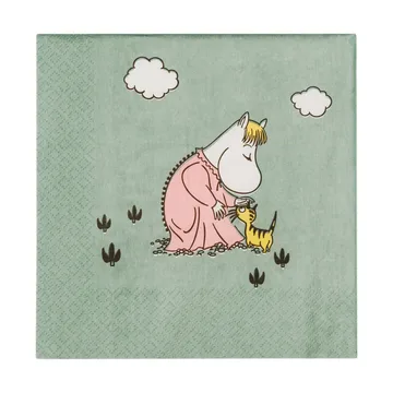 Serwetki Muminki „Loving Care” 33x33 cm - 20-szt. - Moomin Arabia