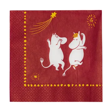 Serwetki papierowe Muminki Festive Moments, 33x33 cm, 20-pak - 20-pak - Moomin Arabia