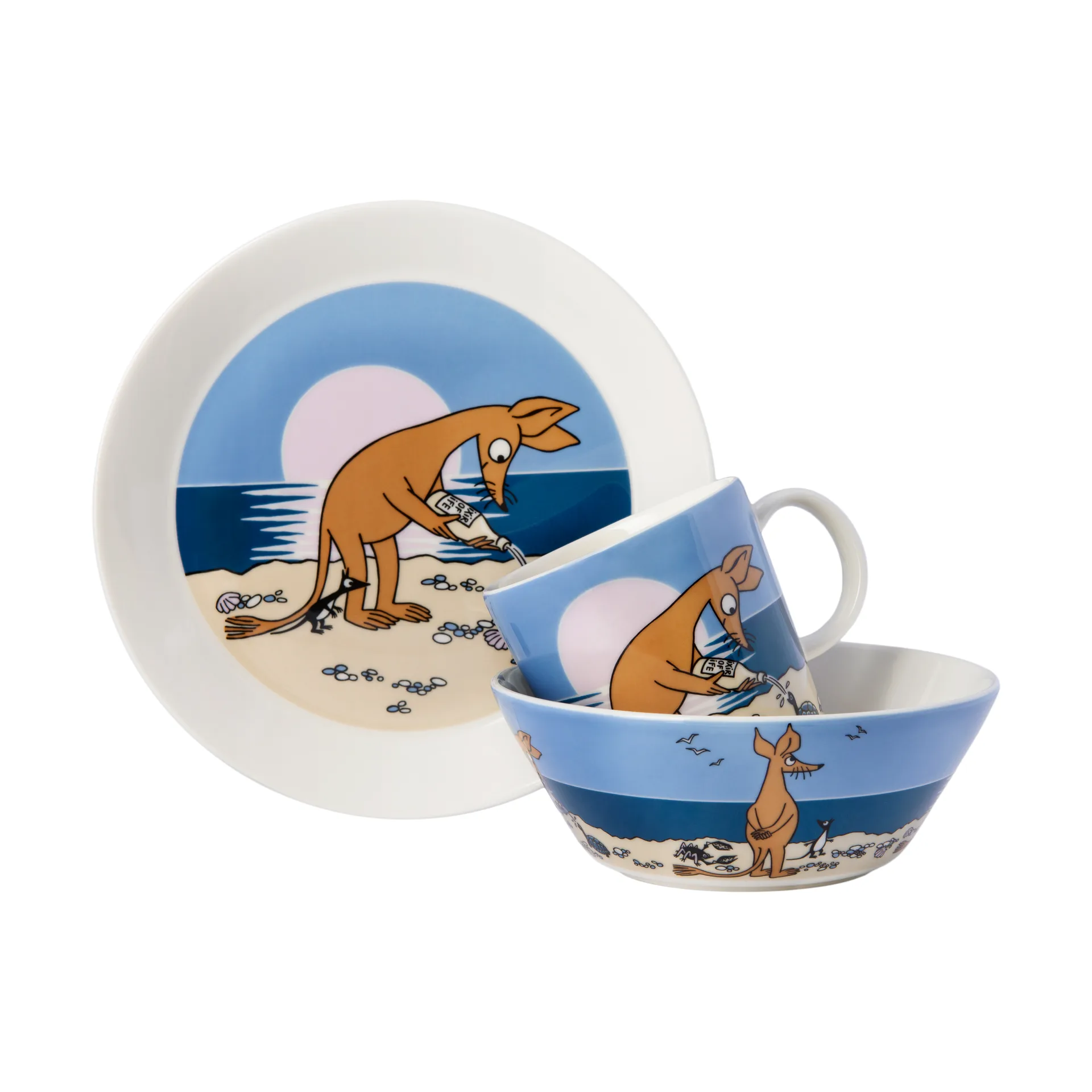 Sniff kubek Mumin 300 ml, Niebieski Moomin Arabia