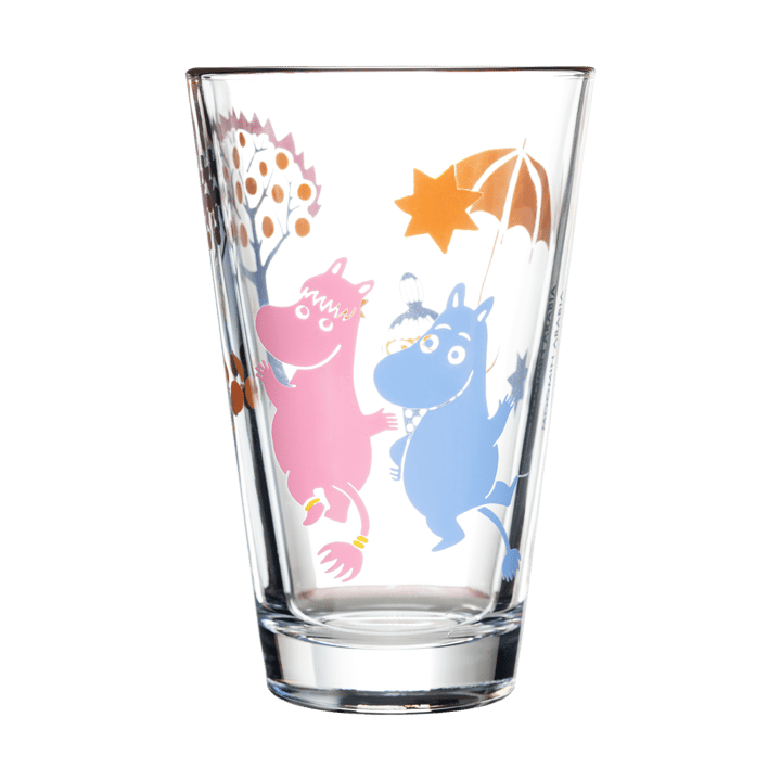 Szklanki Muminki Party 30 cl 2 szt. - Przezroczyste - Moomin Arabia