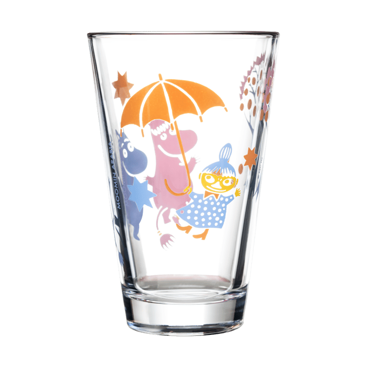 Szklanki Muminki Party 30 cl 2 szt., Przezroczyste Moomin Arabia
