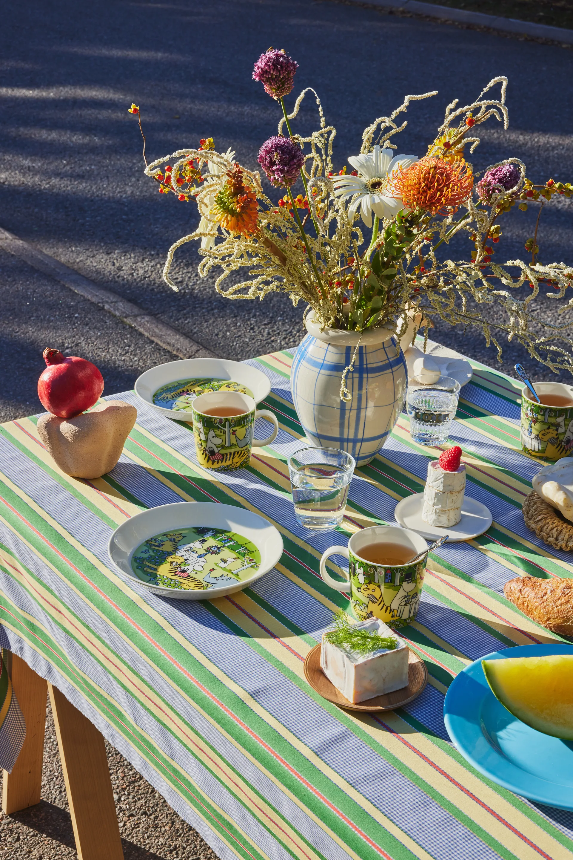 Talerz Muminki 2023 Garden Party, Ø19 cm Moomin Arabia