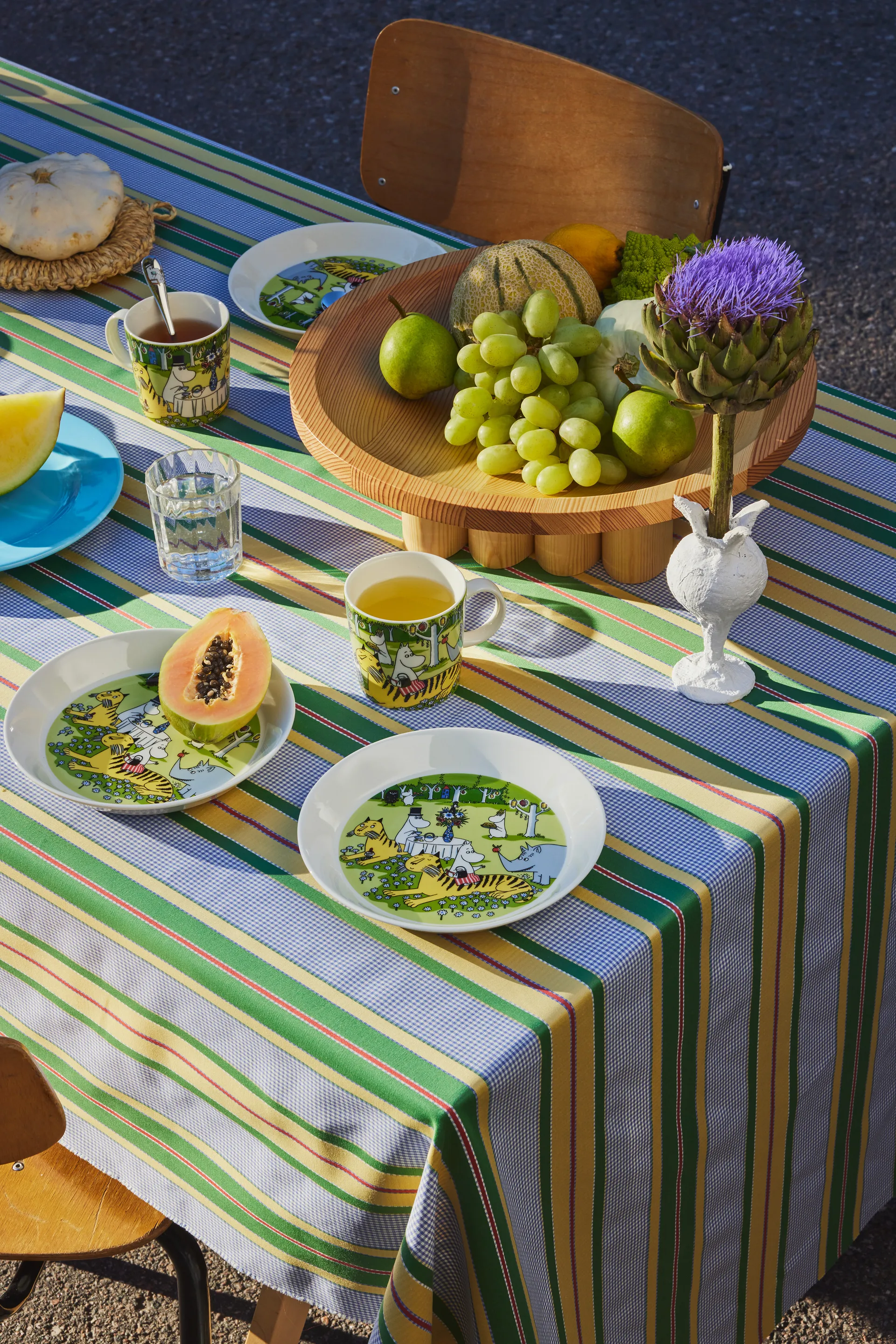 Talerz Muminki 2023 Garden Party, Ø19 cm Moomin Arabia