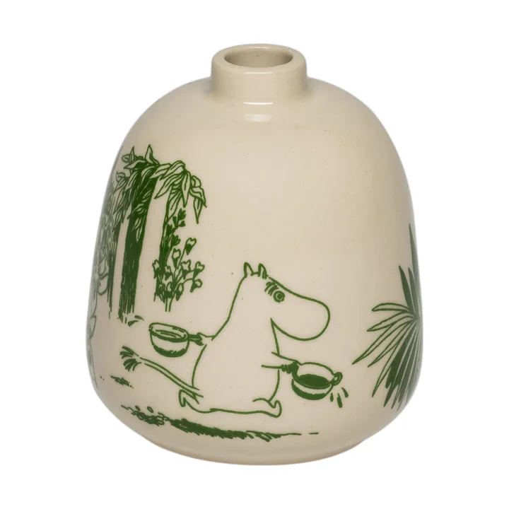 Wazon Muminki Mystical Forest - Zielony, 8,3 cm - Moomin Arabia
