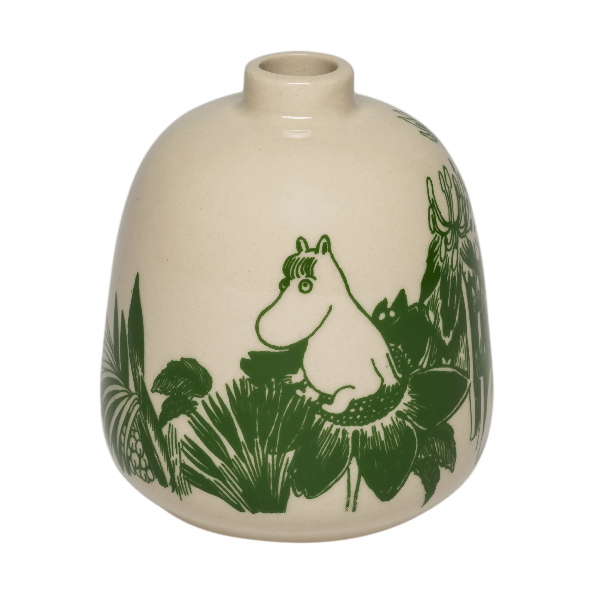 Wazon Muminki Mystical Forest, Zielony, 8,3 cm Moomin Arabia