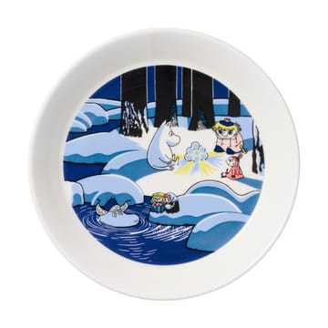 Zestaw do talerz Muminki Snow lantern & Moomin’s Day 2018 - Ø19 cm - Moomin Arabia