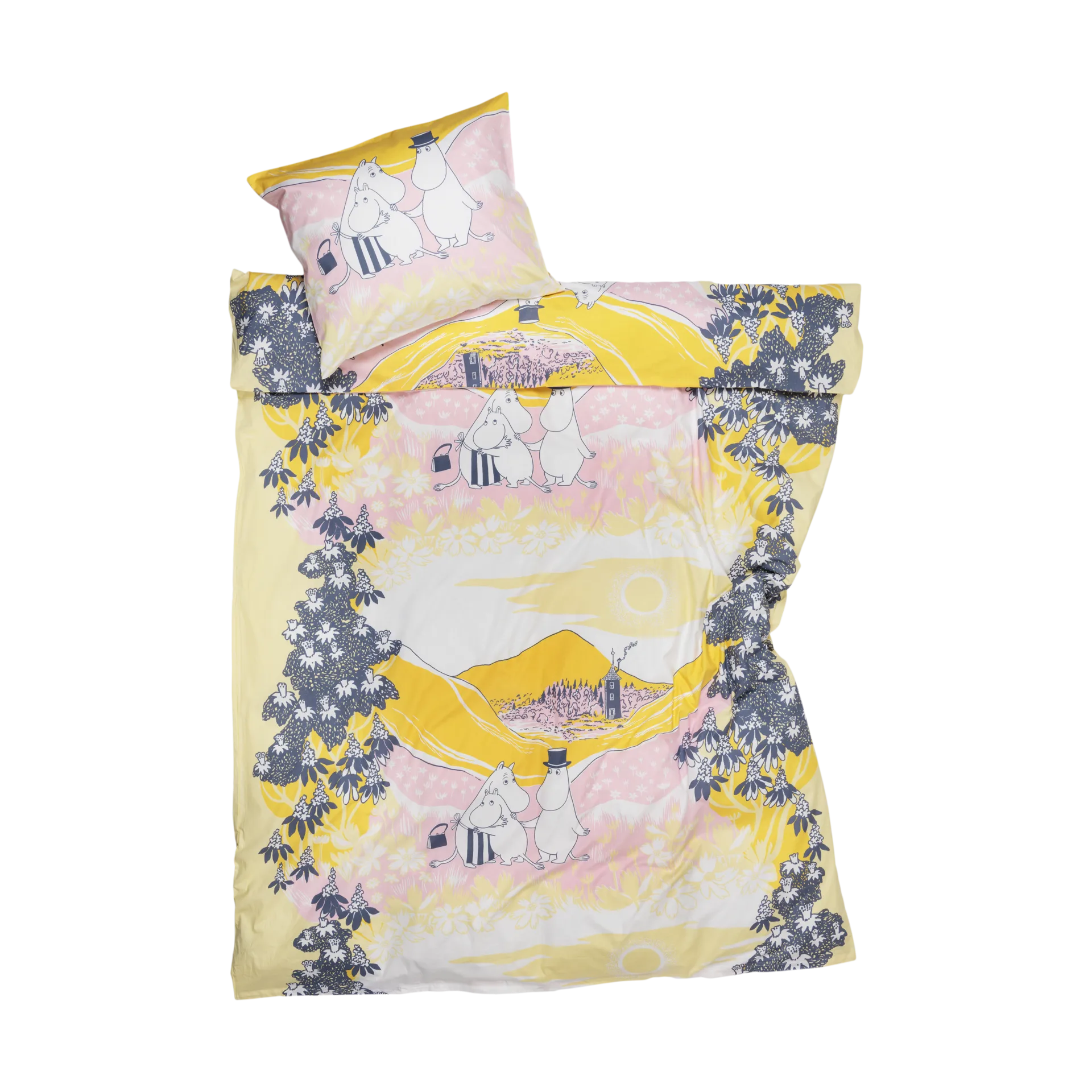 Zestaw pościeli Muminki Family Time, 150x210 cm Moomin Arabia