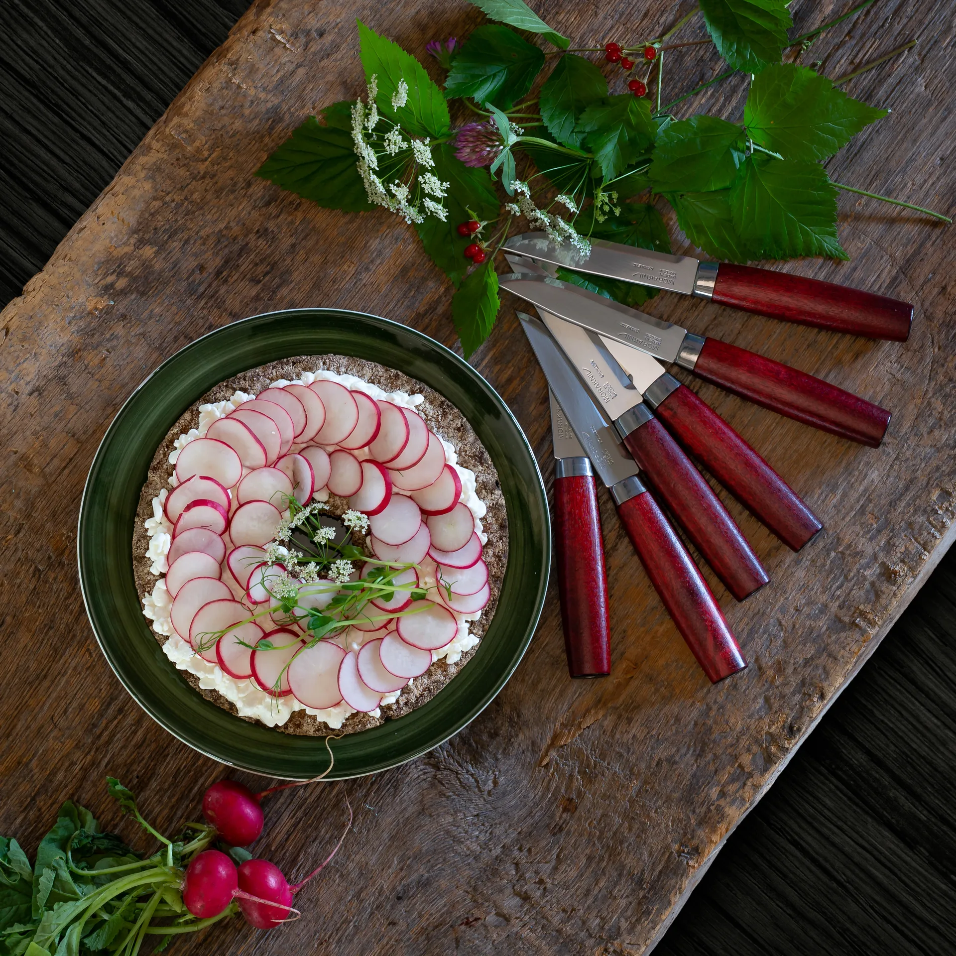 Morakniv Classic Steak Knife 6-pak, Czerwony Morakniv