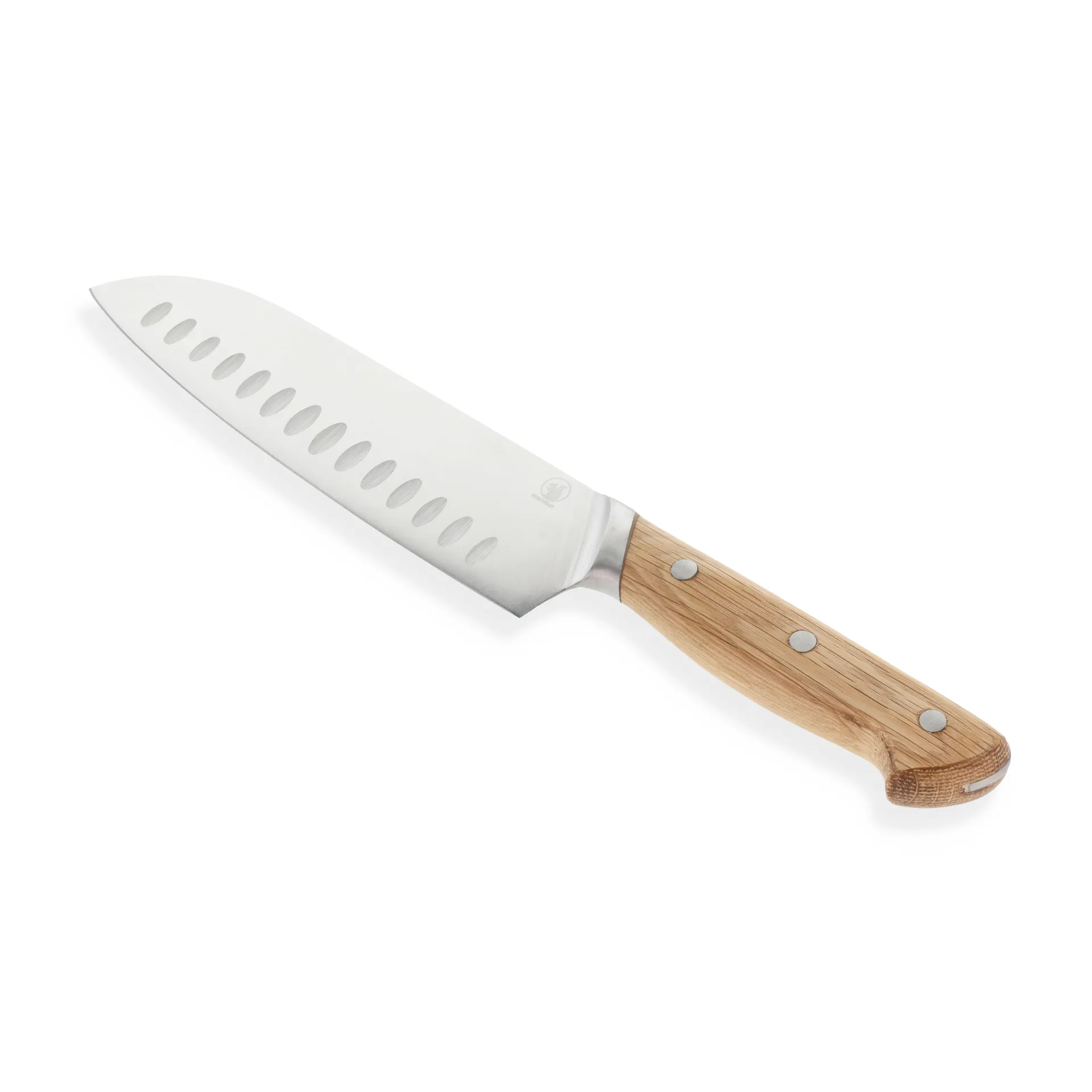 Nóż santoku Foresta 30 cm, Stal nierdzewna-dąb Morsø