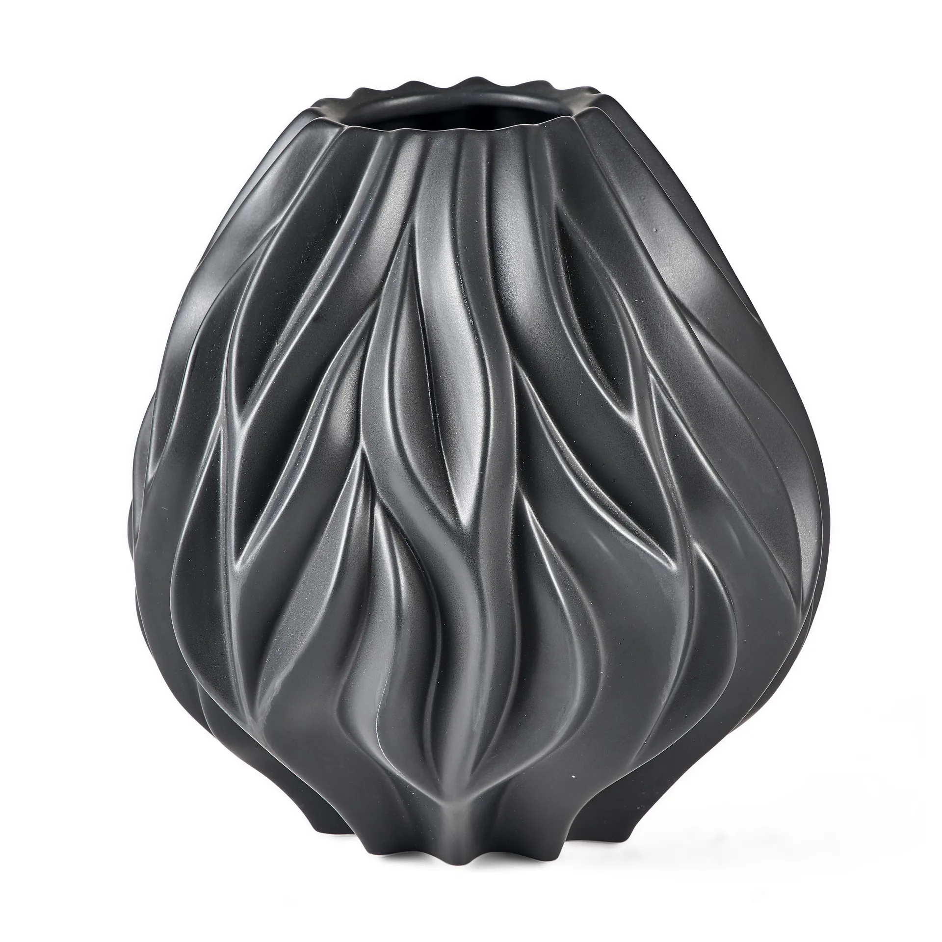 Wazon Flame 23 cm, Czarny Morsø