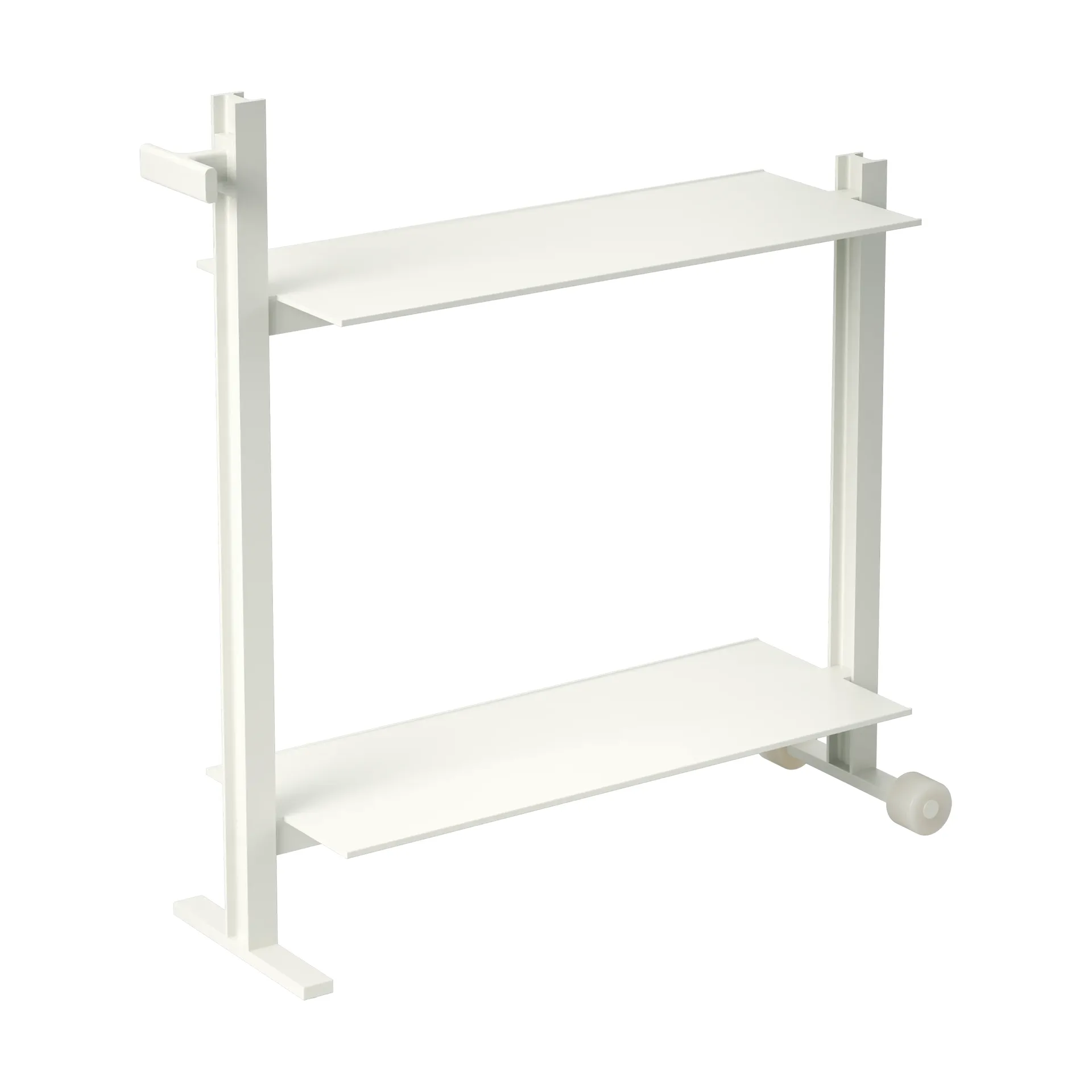 Museum Trolley wózek pomocniczy, Biały, 74,5x77,5x24 cm Museum