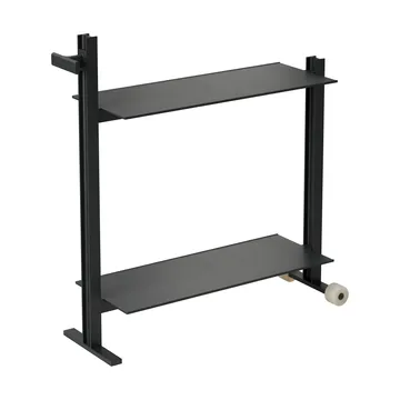 Museum Trolley wózek pomocniczy - Czarny, 74,5x77,5x24 cm - Museum