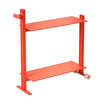 Museum Trolley wózek pomocniczy - Pomarańczowy, 74,5x77,5x24 cm - Museum