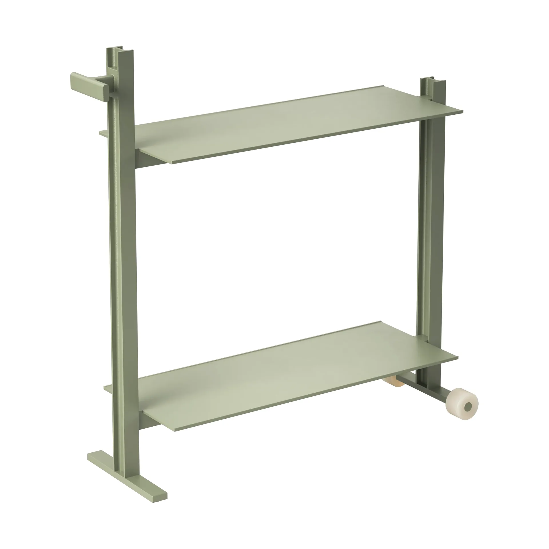 Museum Trolley wózek pomocniczy, Zielony, 74,5x77,5x24 cm Museum