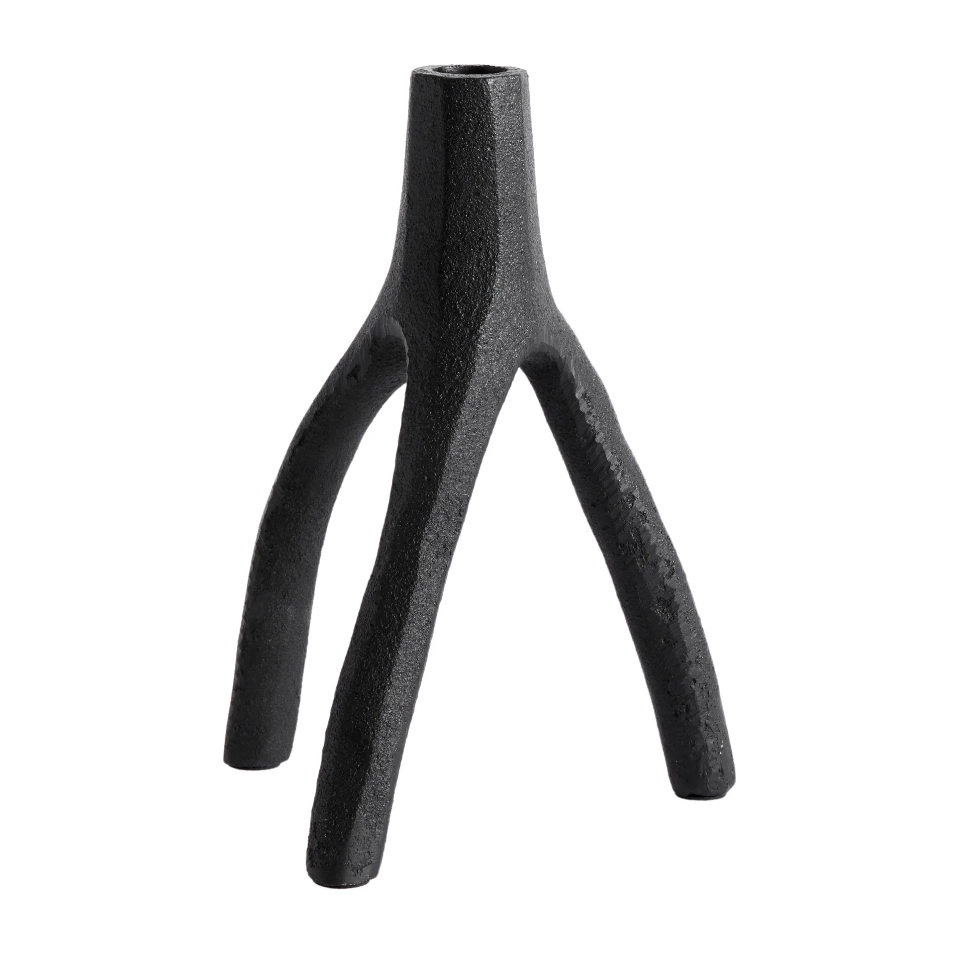 Aion świecznik XL 22 cm, Czarny MUUBS