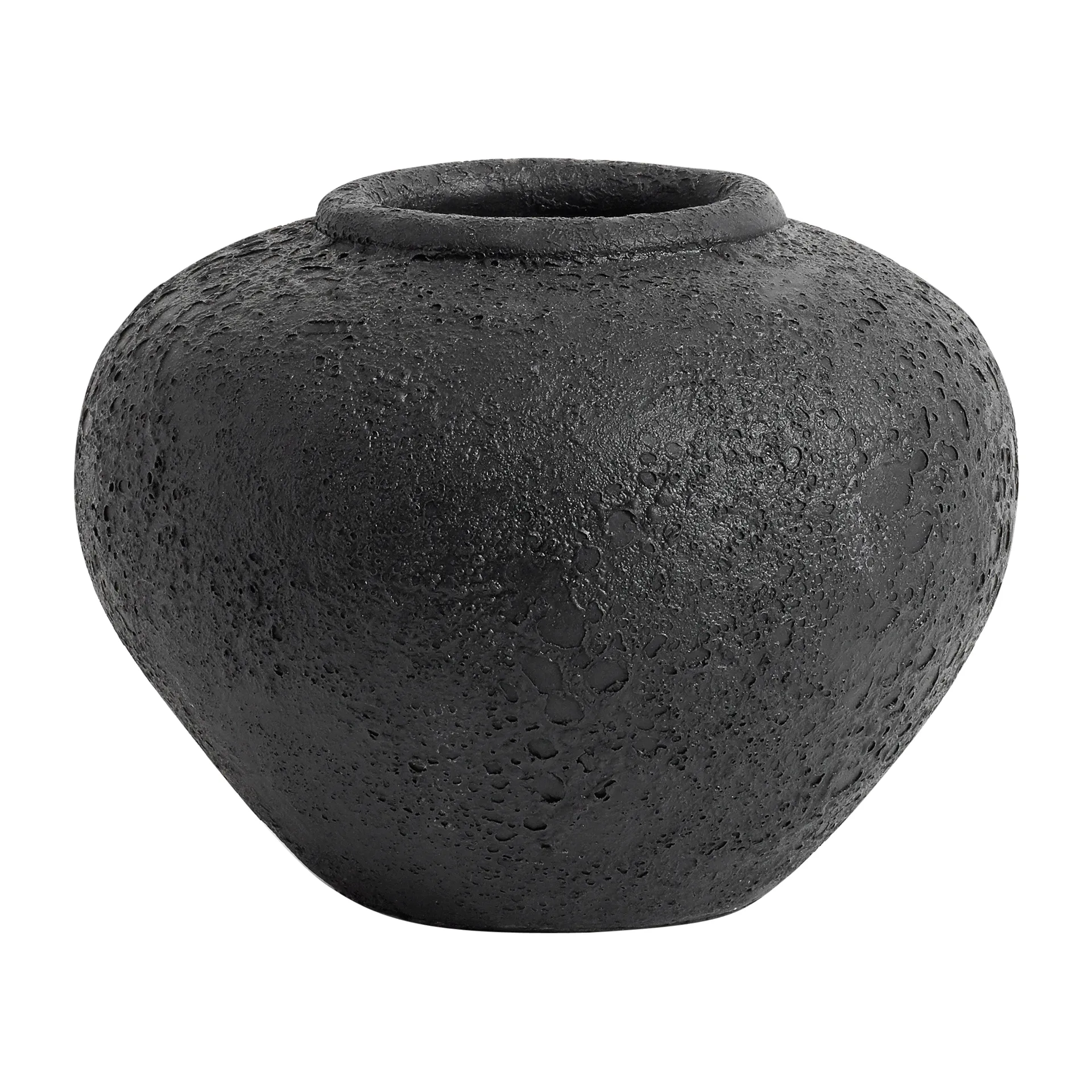 Doniczka Luna Ø25 cm, Czarny MUUBS