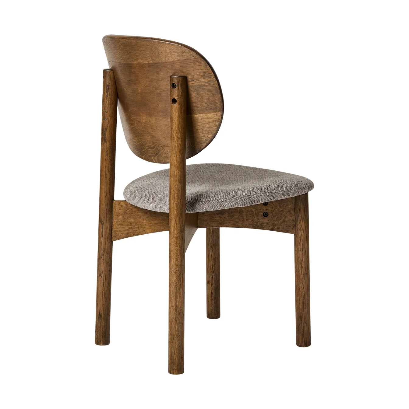 Krzesło Oka, Dąb olejowany ciemny, grey MUUBS