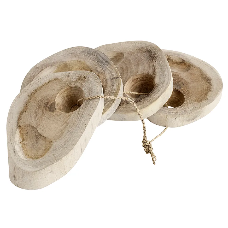 Kubek na jajka Organic 4-pak, Naturalny MUUBS