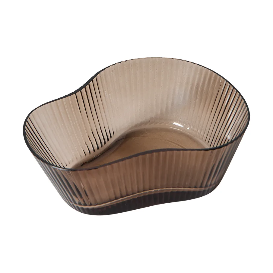 Miska Ripe 4 szt., Smoked brown MUUBS