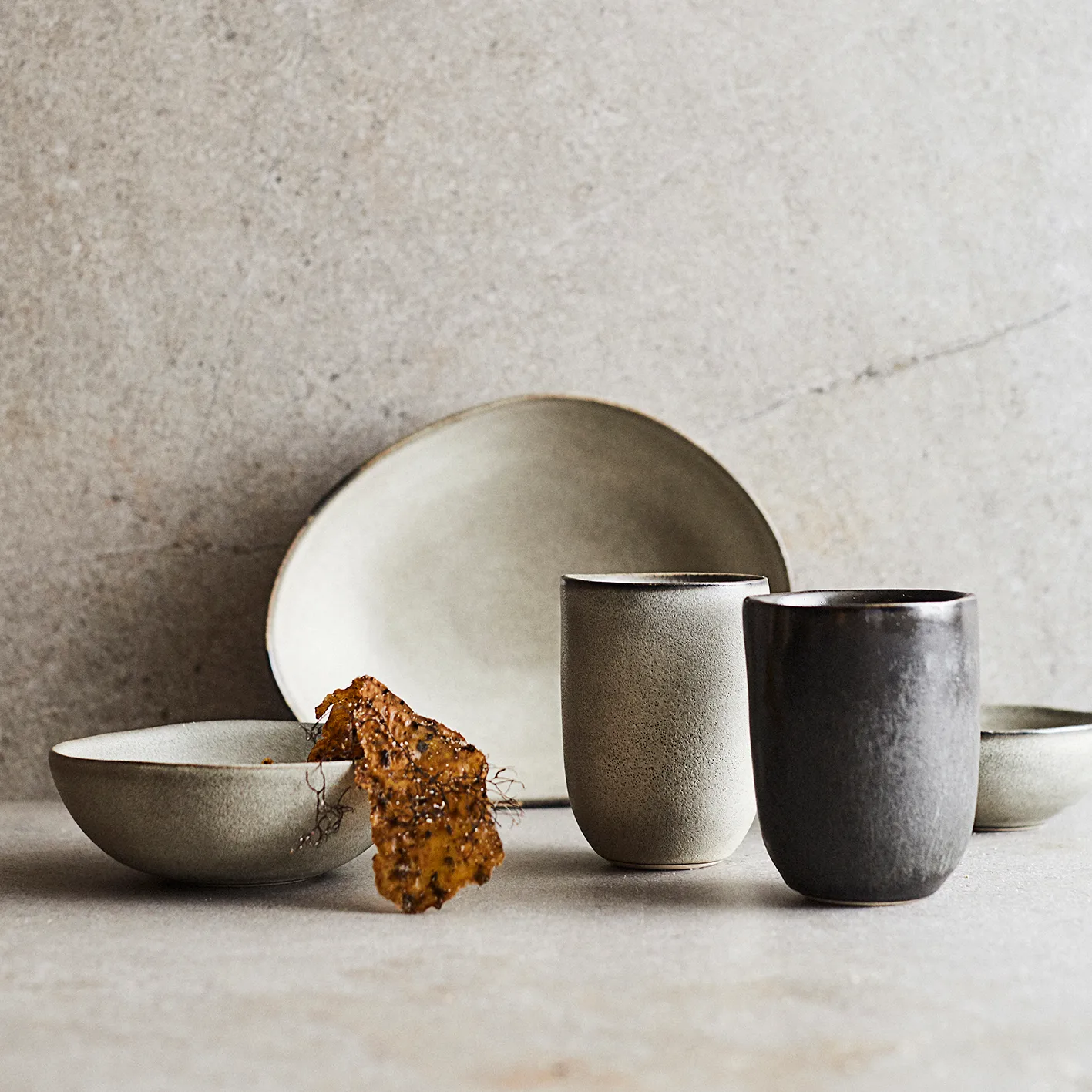 Miska śniadaniowa Mame 15,5 cm, Ostrygi MUUBS