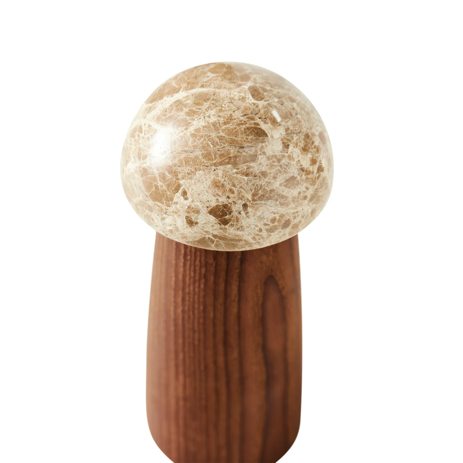 Młynek do soli i pieprzu Yami S, Zwęglone drewno jesionowe-marmur MUUBS