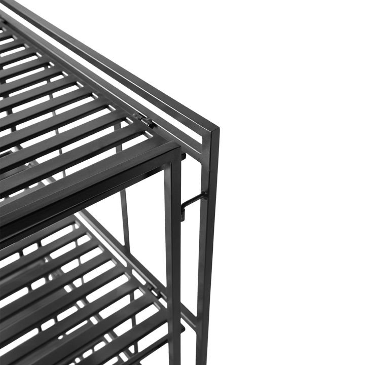Półka ścienna Manhattan High 65,5x33x111 cm, Black MUUBS
