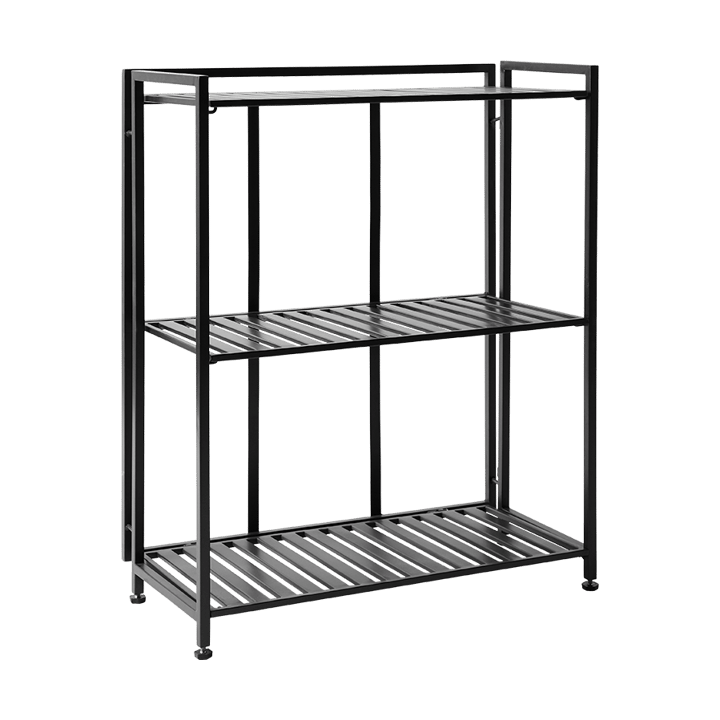 Półka ścienna Manhattan Low 65,5x33x79,5 cm, Black MUUBS