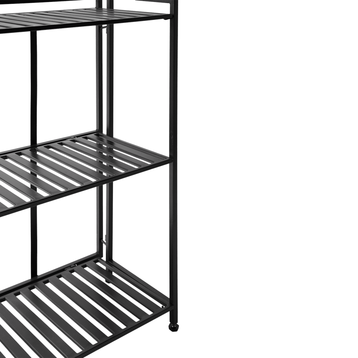Półka ścienna Manhattan Low 65,5x33x79,5 cm, Black MUUBS
