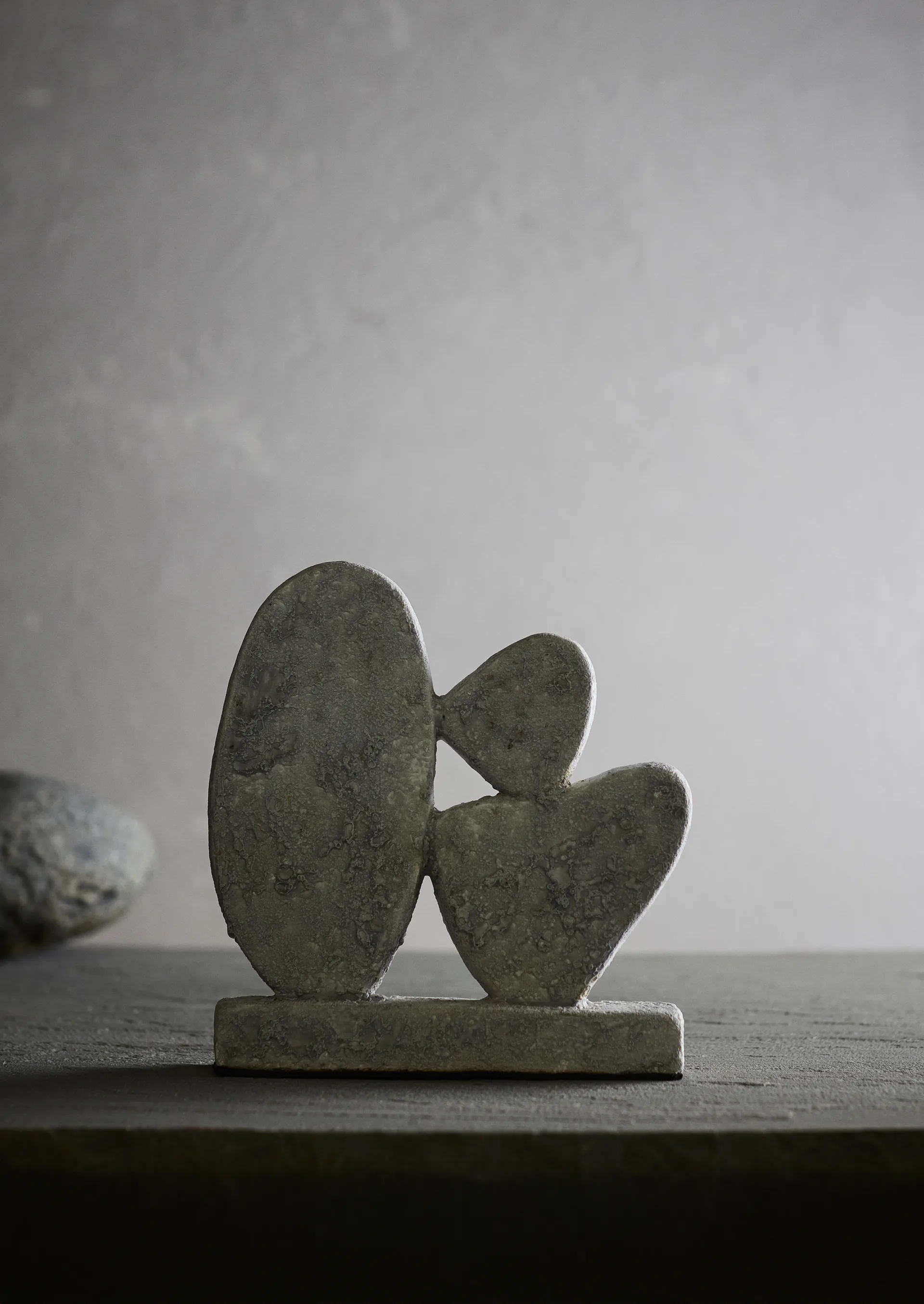 Rzeźba Luna, Grey, 12x3x21,5 cm MUUBS