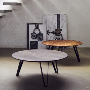 Space stolik kawowy Ø90 cm - Dąb wędzony - MUUBS