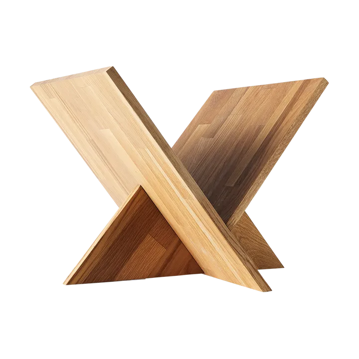 Stojak na czasopisma Ottawa - Natural oak - MUUBS