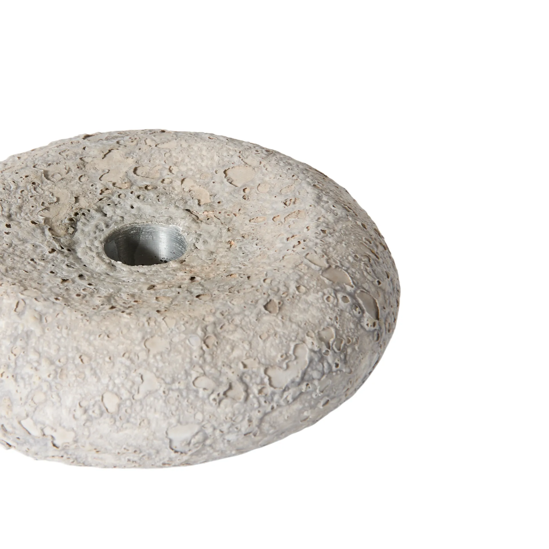 Świecznik Luna, Grey, Ø13x4,8 cm MUUBS