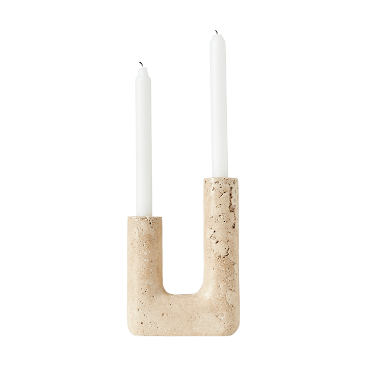 Świecznik Minerva 20 cm - Creme - MUUBS