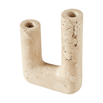 Świecznik Minerva 20 cm - Creme - MUUBS