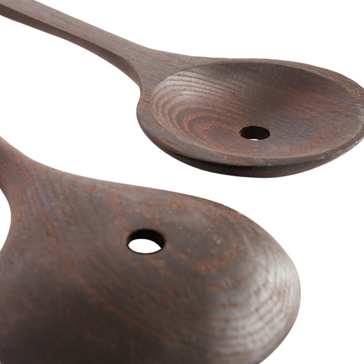 Sztućce do sałatek Yami 30 cm 2-pak, Brązowy MUUBS