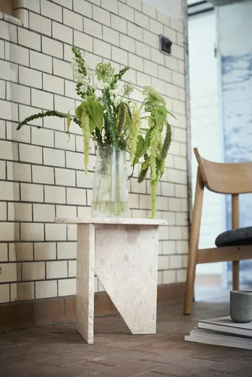 Tetra lounge chair - Tkanina w kolorze betonu–dąb olejowany naturalny - MUUBS