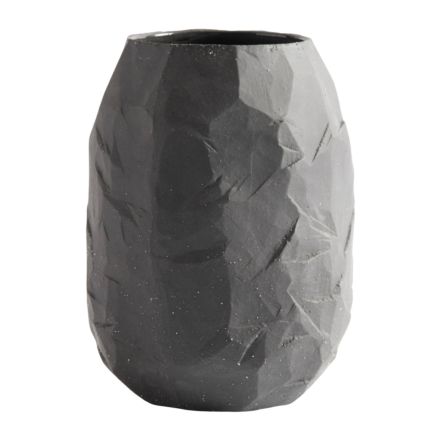 MUUBS Wazon Kuri 21 cm Stone | Skandynawski Design | Wazony | Szary