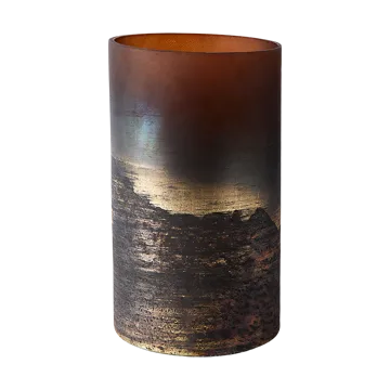 Wazon Lana Ø14x25 cm - Brown-gold - MUUBS