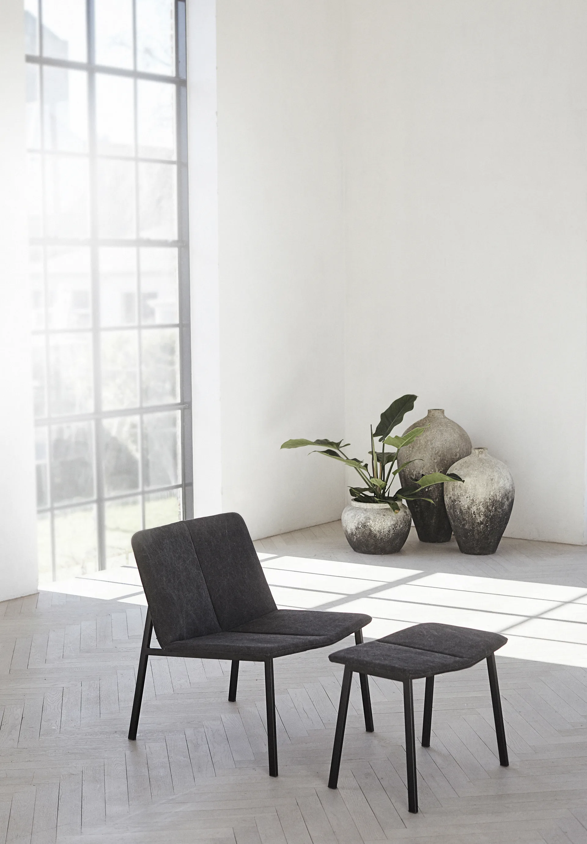 Wazon Story 30 cm, Grey MUUBS