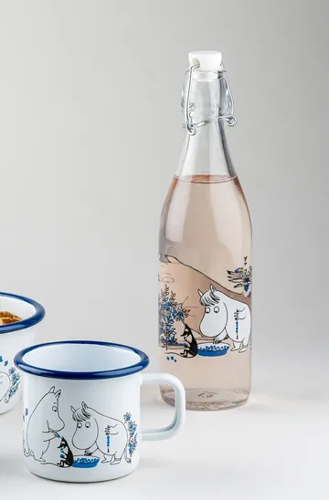 Blueberries szklana butelka 0,5 L - Przezroczysta - Muurla