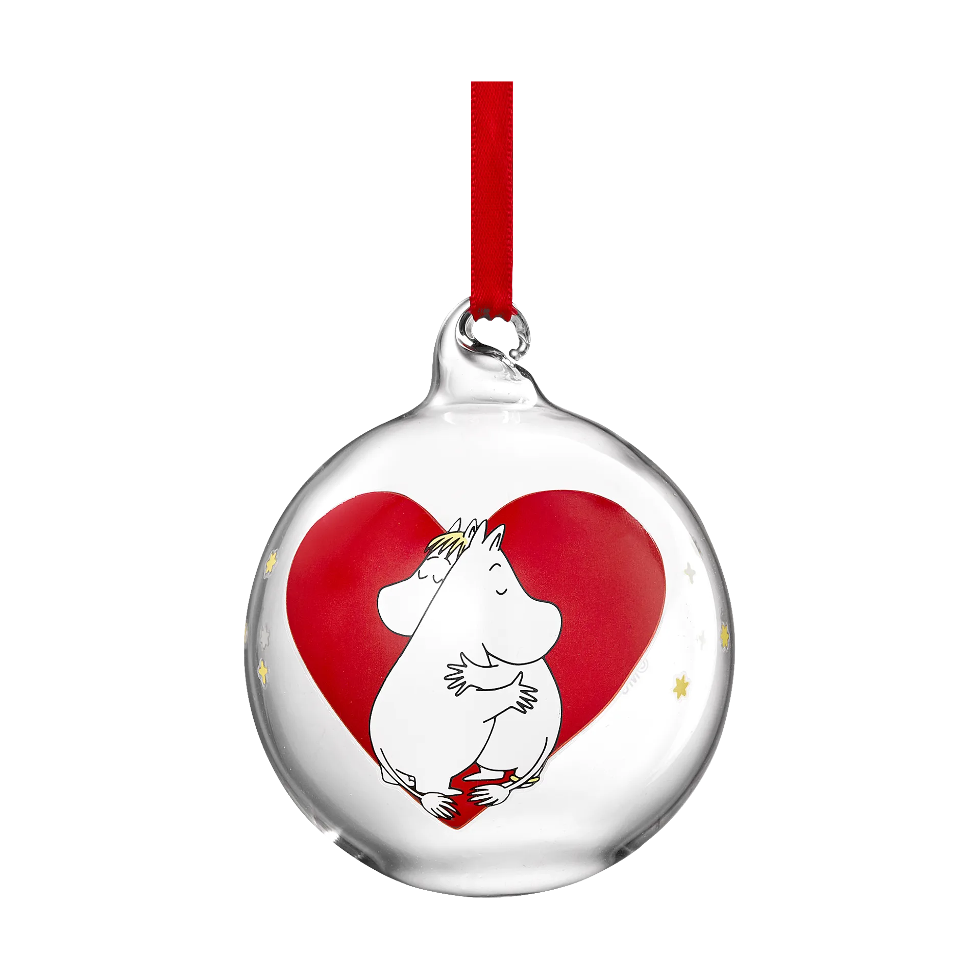 Bombka choinkowa Muminki Ø7 cm, Heart Muurla