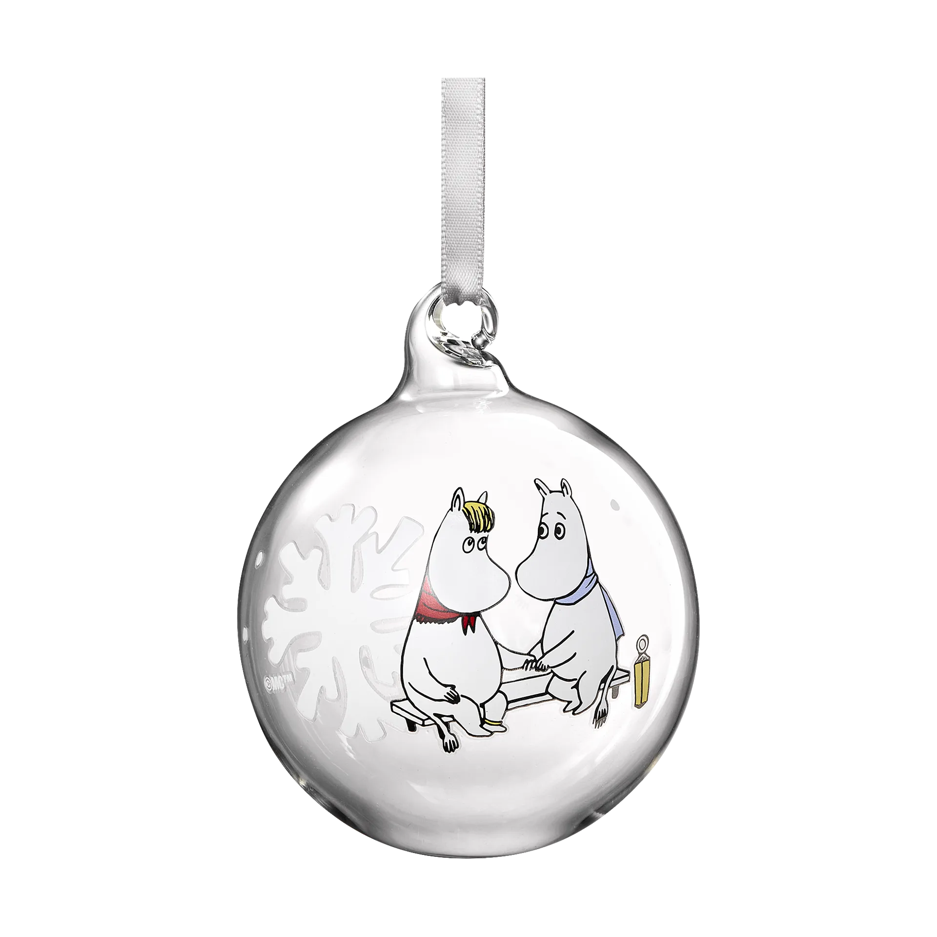 Bombka choinkowa Muminki Ø7 cm, Snowflake Muurla