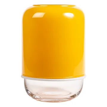 Capsule regulowany wazon 18-28 cm - Żółto-przezroczysty - Muurla